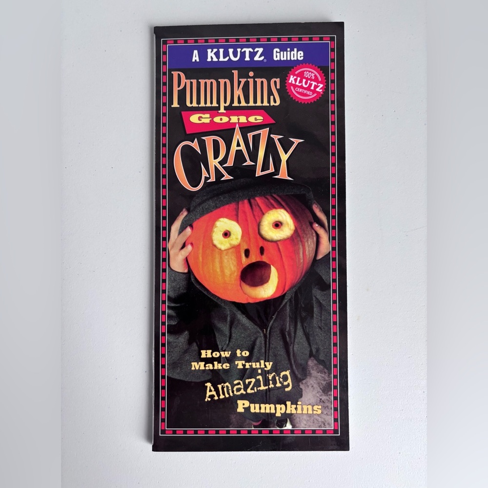 Klutz Pumpkins Gone Crazy Pamphlet Guide Book